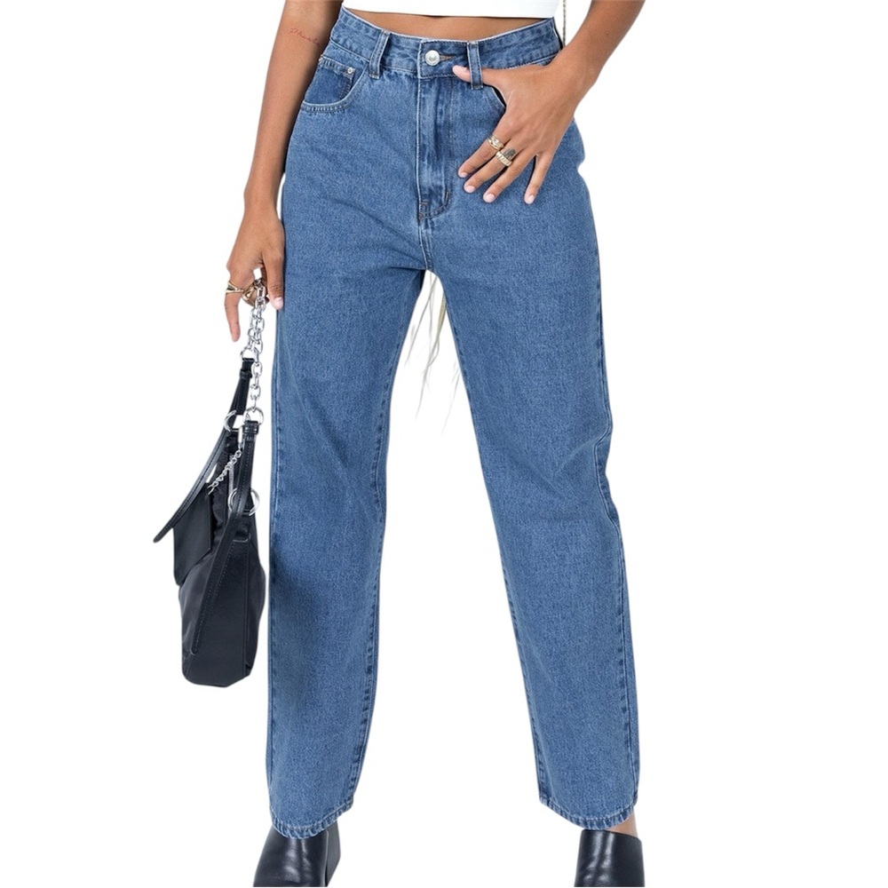 Princess Polly Mom Jeans Medium Wash